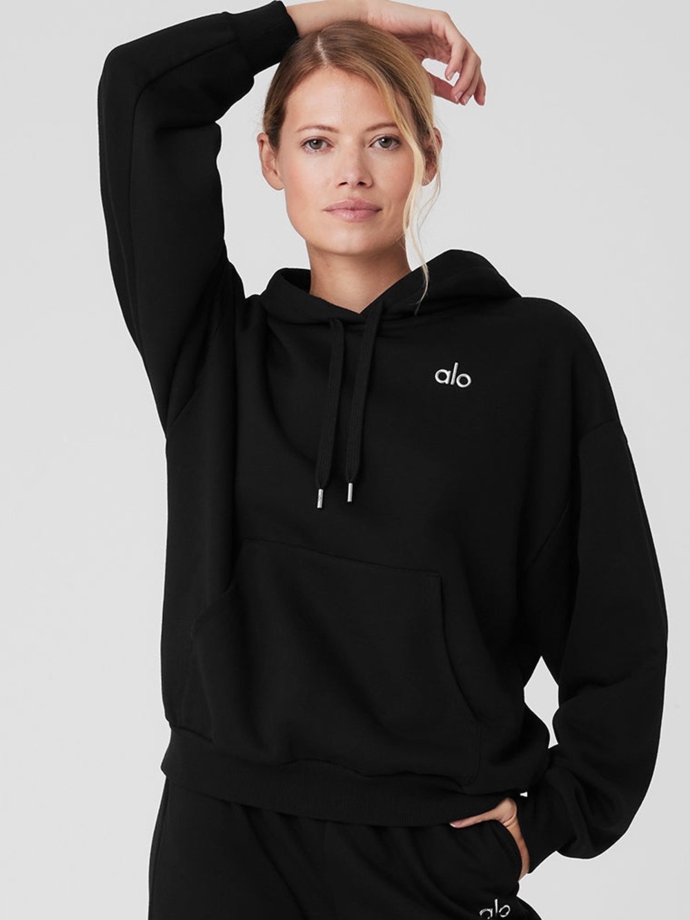Alo Black Accolade Hoodie